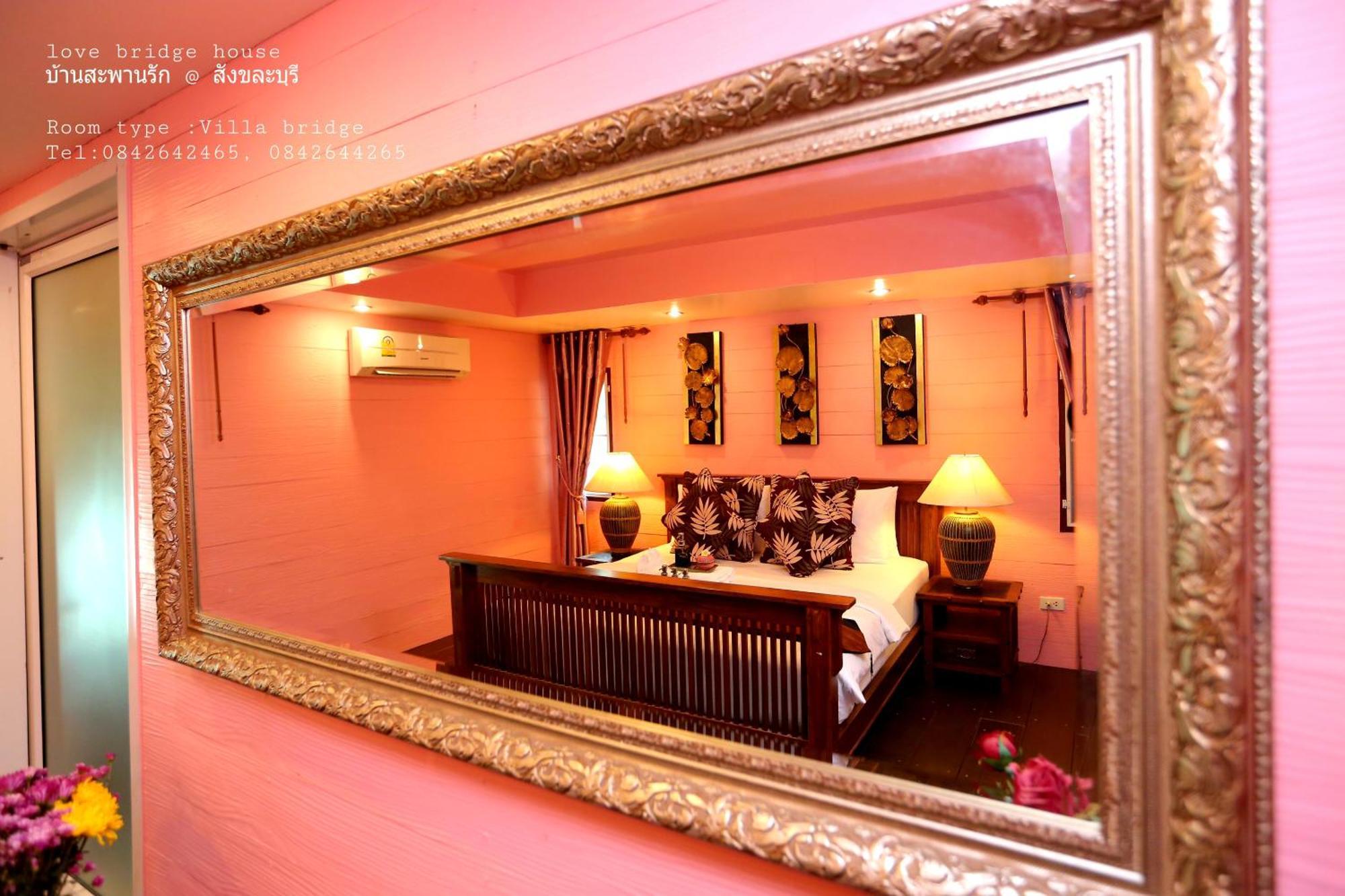 Love Bridge House บ้านสะพานรัก Sangkhla Buri Rum bild